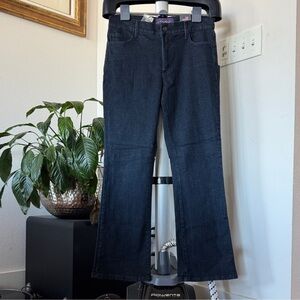 NWT NYDJ Bootleg High Rise Bootcut/Flared Jeans Sz 12 Petite Dark wash Blue